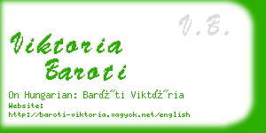 viktoria baroti business card