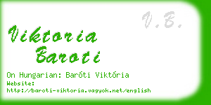 viktoria baroti business card